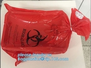 de medische vuilniszakken van de plastic zakbiohazard van de afvalverwijdering, medische beschikbare zak, beschikbare laboratorium medische biohazard wast