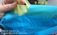 De aangepaste HDPE t-shirt plastic vuilniszakken voor het medische medische afval van verwijderings gele biohazard doen, bagplastics, bagpa in zakken