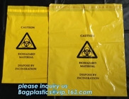 LDPE de zak van Specimenbiohazard Bag/k met zak, Beschikbare Endoscopische Specimenherwinning doet/Medische Biohazard-Spe in zakken
