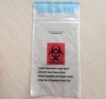 de druk zelfklevende zak van het biohazardafval, het vervoerzak van het autoclaaf biohazard specimen, Medische Biohazard Plastic Polyb