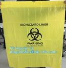 Van het afvalzakken van commerciële rang doet de plastic biohazard medische het afvalzak, OEM de Rode Zak Biohazard van het Isolatie Besmettelijke Afval o in zakken