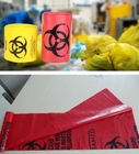 De biologisch afbreekbare Plastic zakken van het het Ziekenhuis biohazard afval, Bevuilde Linnenzakken, autoclavable ldpe medische plasti van het biohazardafval