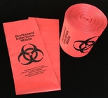 De biologisch afbreekbare Plastic zakken van het het Ziekenhuis biohazard afval, Bevuilde Linnenzakken, autoclavable ldpe medische plasti van het biohazardafval