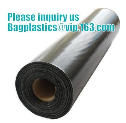 150 170 175 180 200 250 micron het op zwaar werk berekende duidelijke plastic poly afdekken voor bouw of landbouw, bagplastics, bage