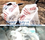 Het Afvalzakken van het verwijderingsasbest, Plastic Zakken voor asbestvezels, asbestafval die plastic vuilniszak BAGEASE PAC verpakken