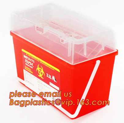 Het Afval Scherpe Container van de het ziekenhuis Medische Verwijdering, Scherpe container/naaldcontainer /wastebin, OEM 3l 5l 10l 12l 21l 22l y