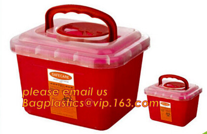 Rechthoek veilige scherpe container, Medische de Containers plastic medische scherpe containers van /Safe SharpS van de Verwijderingsbak Scherpe