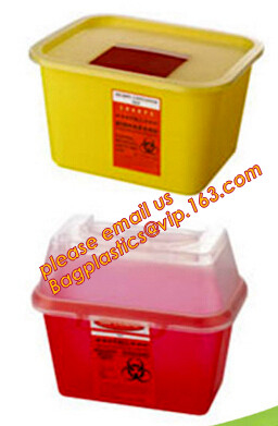 Rechthoek veilige scherpe container, Medische de Containers plastic medische scherpe containers van /Safe SharpS van de Verwijderingsbak Scherpe