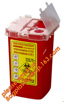 Rechthoek veilige scherpe container, Medische de Containers plastic medische scherpe containers van /Safe SharpS van de Verwijderingsbak Scherpe