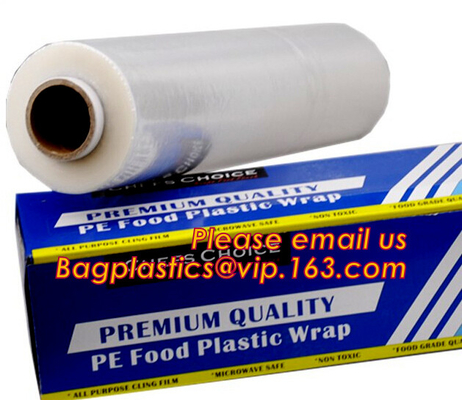 Transparant pvc klampt zich film voor voedselomslag vast, klampt het Veilige en Verse Behoud zich film, vastklampt zich filmpvc/Duidelijke Vinylbroodje/Plas vast