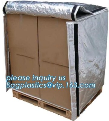 Van de de Isolatie Materiële Damp van de aluminiumfoliebel de Palletdekking van Battier, Thermische geïsoleerde palletdekens,