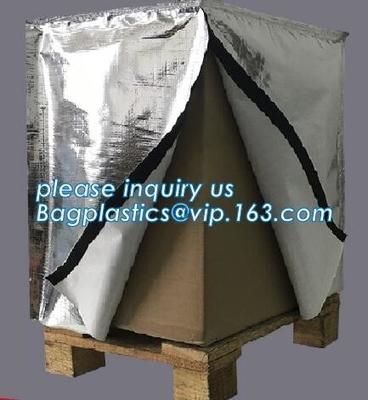De weerspiegelende Deken van de Bellenfolie voor palletdekking, Thermische geïsoleerde van de de aluminiumfolieisolatie van de palletdekking de zakcontainer F