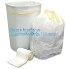 Vuilniszakken de Badkamersvuilniszakken Mini Wastebasket Can Liners voor de Bakken van het Huisbureau, bagease, pak van 10 Literdrawstring