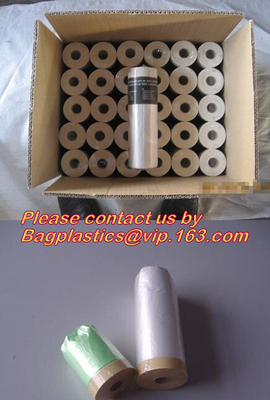plastic dalingsdoek, PE dalingsdoek, plastic maskerende film, de Vastgebonden duidelijke HDPE plastic maskerende film van de filmdaling, Huis het Schilderen