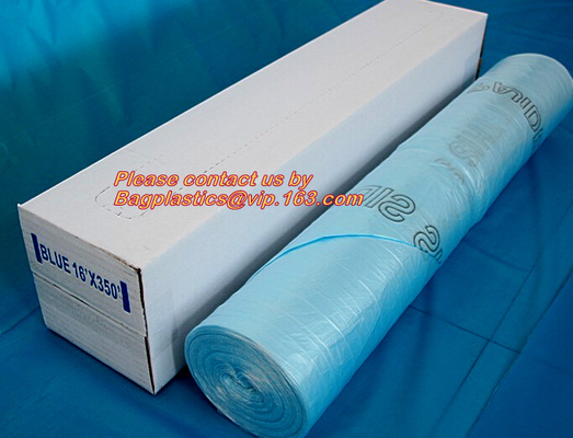 plastic dalingsdoek, PE dalingsdoek, plastic maskerende film, de Vastgebonden duidelijke HDPE plastic maskerende film van de filmdaling, Huis het Schilderen