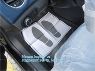 De auto behandelt Waterdichte 100% katoenen van PEVA + pp-Beschikbare Plastic Autodekking, gebruikte de Beschikbare Plastic Autodekking Geïsoleerd C