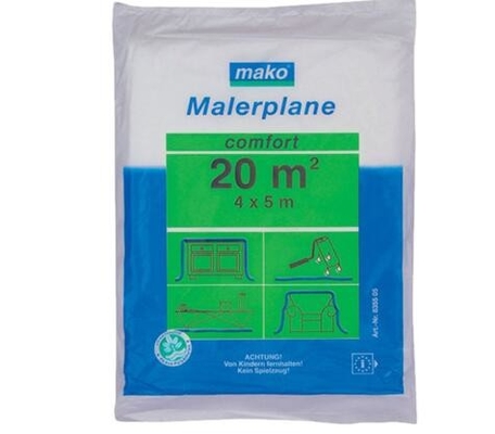 Hdpe de Dalingsdoek van Plastic Schilders, Beschikbare Beschermende Schilder Ldpe Drop Sheet, het Schilderen Polytheenstof Dro