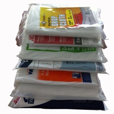 Het op zwaar werk berekende Absorbeermiddel Voor alle doeleinden drukte Gelaten vallen 6ft, Doek van de Verf de Plastic die Daling voor Familie, In het groot Plastic Dalingscl wordt gebruikt
