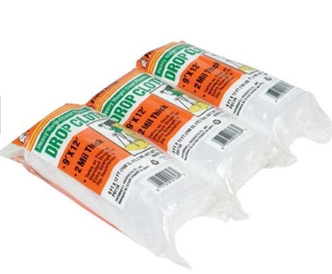 Schilder Drop Dust Sheet, Transparante die het Stoflakendekking van het Stofbewijs in China, Transparante Plastic Dekking wordt gemaakt