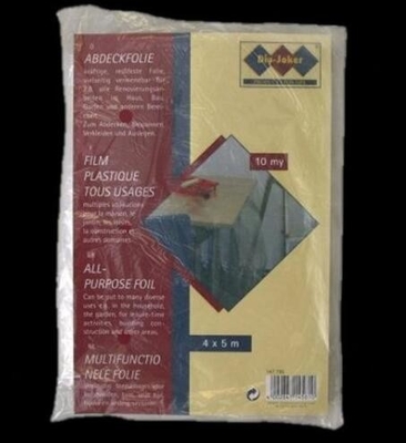 Schilder Drop Dust Sheet, Transparante die het Stoflakendekking van het Stofbewijs in China, Transparante Plastic Dekking wordt gemaakt