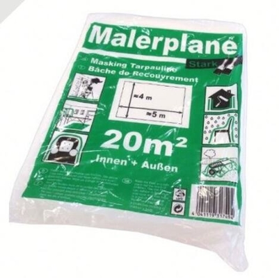 Schilder Drop Dust Sheet, Transparante die het Stoflakendekking van het Stofbewijs in China, Transparante Plastic Dekking wordt gemaakt