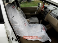 De binnenlandse Bescherming 130*80cm Plastic Auto Seat behandelt de Beschikbare Dekking van Autoseat op het Uitdelen Broodjes Beschikbaar vliegtuig