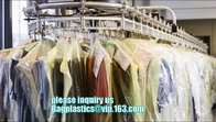 De duidelijke Vinyl Showerproof van het het Kledingstukkostuum van PEVA Plastic Stoflakens van de de Klerenschouder, Vouwbare kledingstukopslag doet stofbewijs in zakken