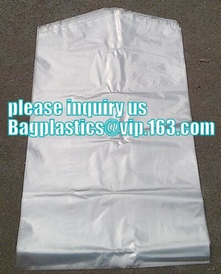 het commerciële duidelijke pe ldpe polykledingstuk die van het het op een hoger niveau weergevenkostuum van de hotelwasserij plastic het polytheenzak van de chemisch reinigendekking verpakken voor