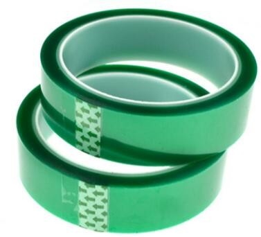 Groen van het de Band Hittebestendig HUISDIER van het Polyestersilicone Zelfklevend Galvaniserend van de het Poederdeklaag de Band Groen Afplakband