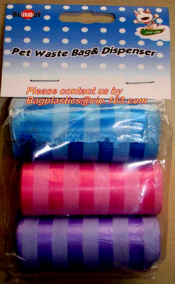 10*4CM van de de Zak het Vastgestelde Kogel van het Hondachterschip van de de Vormautomaat van het het Huisdierenafval van de de Zakhond Vrije Verschepen van Cat Waste Bags Pet Supplies, BAGEASE, PAC