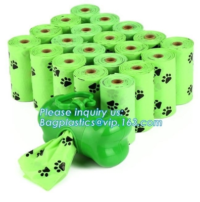 Biologisch afbreekbare Composteerbare Bemerkte Hoogte - kwaliteitshdpe Plastic Babynappy de Luierzakken van de Zakkenbaby met Bandhandvatten, bagease
