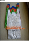 HDPE biologisch afbreekbare zakken, biodegadrable T-shirtzak, 100%biodegradable-zak EN13432