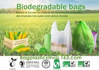 Biologisch afbreekbare het Maïszetmeelpla PBAT volledig Composteerbare Beschikbare Poo Zakken van de Maïszetmeel Composteerbare Zak, Zakken, Verpakking