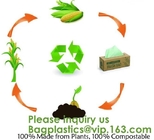 Van huis de Composteerbare Eco Groene Bioplastic Resealable PLA Zakken van de het Voedselopslag, Voedsel, Gift, Huishouden, Restaurant, Opslag, Kruidenierswinkel