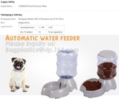 de container van het giftvoedsel voor huisdieren met klepdeksel, Vierkante Voedsel voor huisdieren Grote Container/de Dierlijke Bak van de het Zaadopslag van het Metaalvoedsel, bagplastics