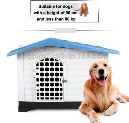 Verschillend plastic het huisdierenkennel van het hondhuis/tuinhuis voor hond, Vriendschappelijk Plastic de Hondhuis van Eco/Duurzame Cat Plastic House