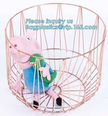 Gevoerde van de de Draadopslag van het Nutsmetaal de Bakwasmand met Handvatten voor Op zwaar werk berekend Gebruik in Bureau, Ambachtzaal, Keuken, Broek