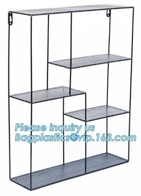 Metaaldraad 3 van de het Fruitopbrengst van de Rijmuur Opgezette Keuken van de de Bakrek/Badkamers Handdoekmanden/Dossierorganisator Rack, draadfunctio