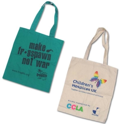 Katoenen van 14oz 100% Natuurlijk Organisch Gerecycleerd Milieuvriendelijk Promotie Behandeld Canvas Tote Bag, Mousseline Mesh Tote Handle Shopp