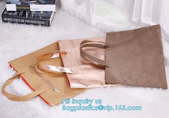 Tyvekdocument totalisatorzak, het Canvas Tote Bag, Duurzame unieke tyvekdocument duffle bageasebagplastics van de Manierhandtas van de bagagezak