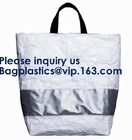 Tote Toiletry Bag Eco Friendly recycleerde Waterdichte Scheur Bestand Grote Tyvek Tote Zipper Shopping Bag With Logo Custom