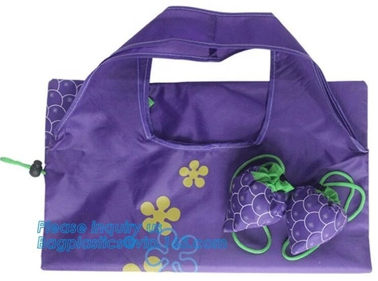 natuurlijke katoenen polyester katoenen drawstring zakken, aangepaste promotieeco vriendschappelijke nylon vouwbare kruidenierswinkel het winkelen zak