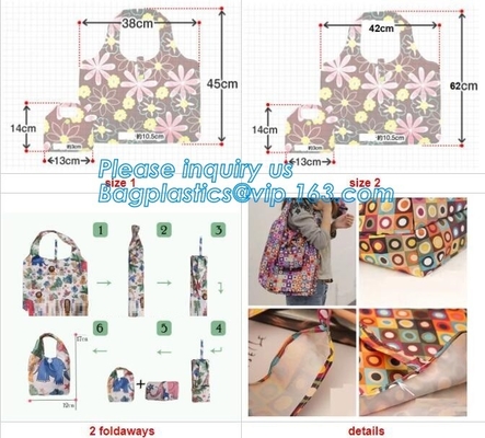De Polyester Tote Bag van de HotSaledouane 600D, Logo Printing Oxford Fabric Shopping-Zak, Materiële en vouwbare polyester foldup s