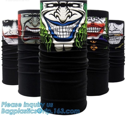 de meerkeuzevrouwen hoofdsjaal drukte kleurrijke de douaneembleem van het gezichtsmasker/groottebandana, Beenkap Whi van de Sport de Magische Naadloze Douane