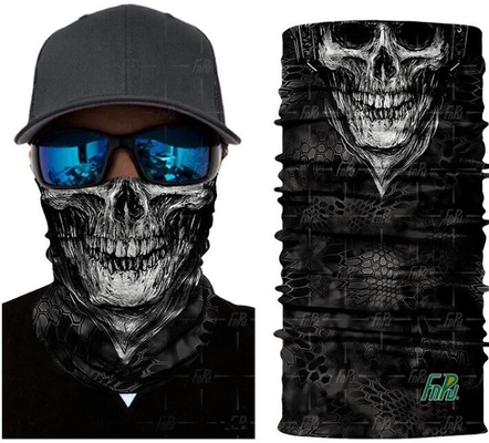 de meerkeuzevrouwen hoofdsjaal drukte kleurrijke de douaneembleem van het gezichtsmasker/groottebandana, Beenkap Whi van de Sport de Magische Naadloze Douane