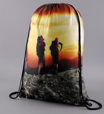 De Zak de Promotie drawstring rugzak van douanedrawstring/Zak van Polyesterdrawstring, de rugzak van de Douane190t 210T 210d polyester