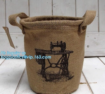 natuurlijke vouwbare decoratieve de opslagmand van de jutejute, x-Grote goed Bevindende 26“ Toy Chest Baskets Storage Bins voor Hond