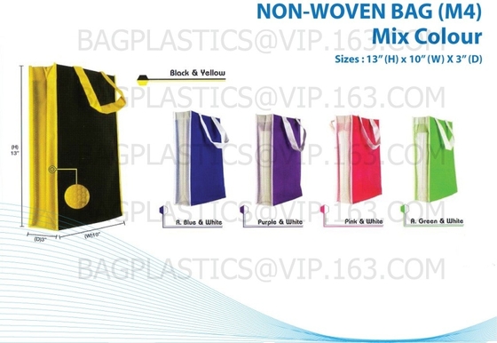 Het winkelen van de de Wijnzak van de Zakfles van de Lunch de Zak Gevoelde Tote Bag Cotton Tote Bag van de Zakrugzakken Kosmetische Gewatteerde Totalisator van Drawstring Zak