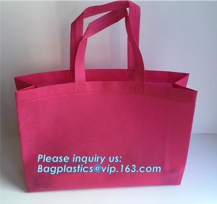 Ontwerp Promotiedouane Logo Non Woven Bag, goedkope niet geweven zak/het In het groot goedkope eco opnieuw te gebruiken gelamineerde vouwen foldabl
