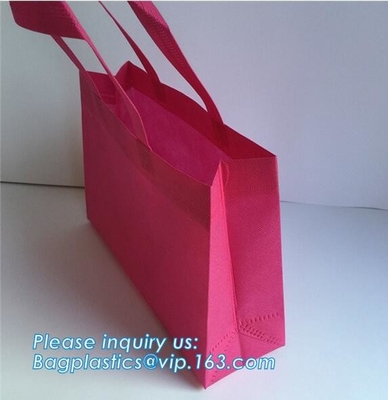 Ontwerp Promotiedouane Logo Non Woven Bag, goedkope niet geweven zak/het In het groot goedkope eco opnieuw te gebruiken gelamineerde vouwen foldabl